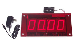 (DC-25-OEM) Sign Ready, LED Electronic Digital, Countdown & Count Up Timer, Time of Day Clock, Counter & Static Number Display (Everything you need to install into your signage, Lens, Mounting Hardware and Back Plate, Power Supply, Electronics and 2.3 Inch LED Digits)